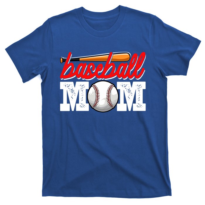 Baseball Mom Sports Mothers Day Mommy Mama Baseball Lover Gift T-Shirt