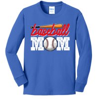 Baseball Mom Sports Mothers Day Mommy Mama Baseball Lover Gift Kids Long Sleeve Shirt