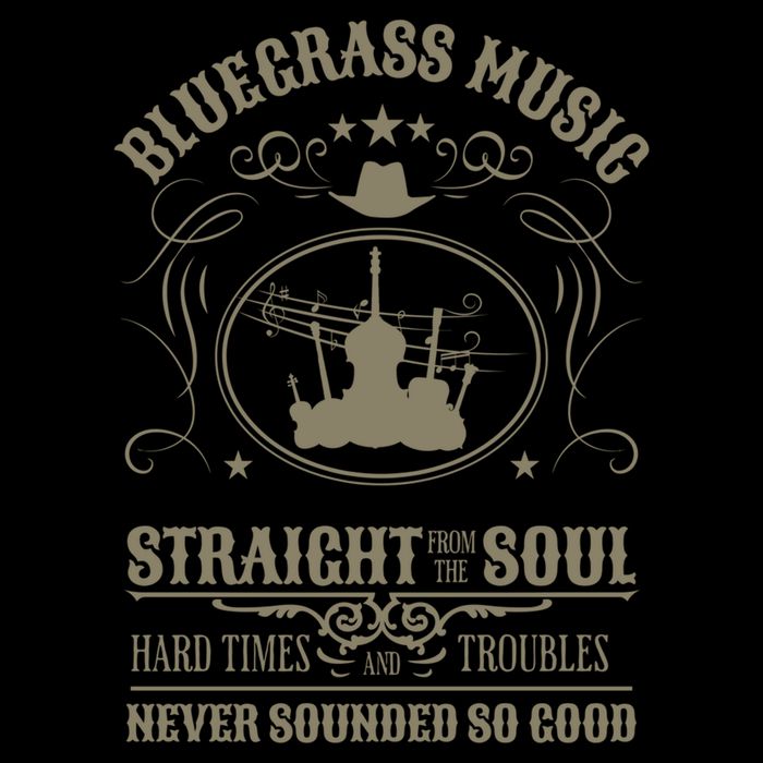 Bluegrass Music Straight From The Soul Cooling Performance Crew T-Shirt
