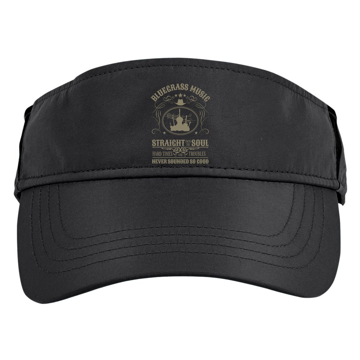 Bluegrass Music Straight From The Soul Adult Drive Performance Visor