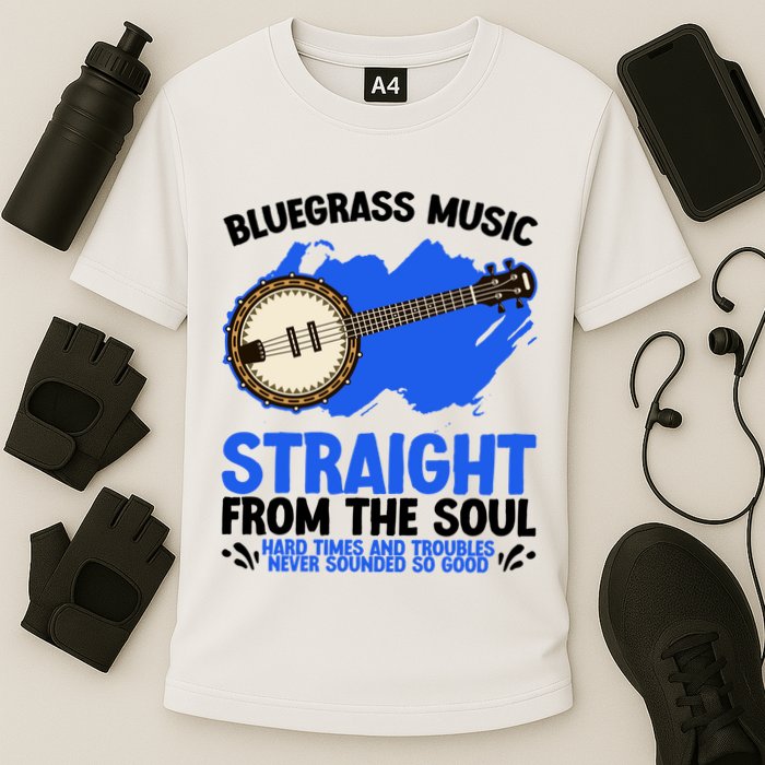 Bluegrass Music Straight From The Soul Cooling Performance Crew T-Shirt