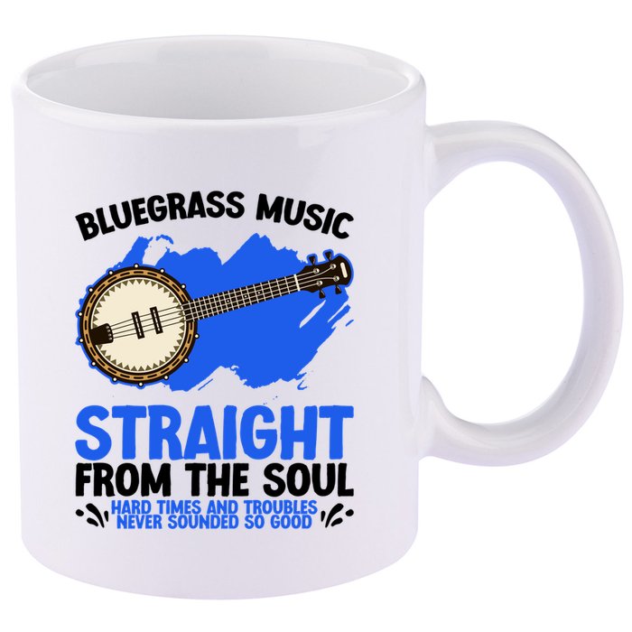 Bluegrass Music Straight From The Soul 11oz C Handle Ceramic Mug