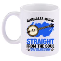 Bluegrass Music Straight From The Soul 11oz C Handle Ceramic Mug