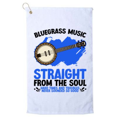 Bluegrass Music Straight From The Soul Golf Towel