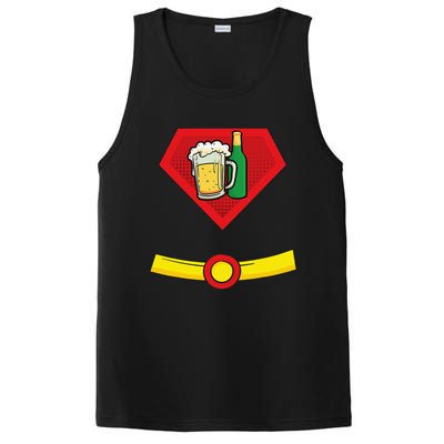 Beer Man Superhero Halloween Costume PosiCharge Competitor Tank