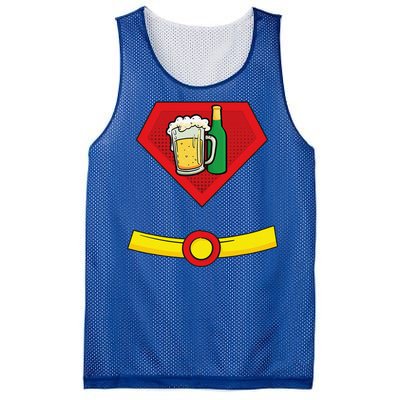 Beer Man Superhero Halloween Costume Mesh Reversible Basketball Jersey Tank