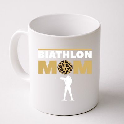 Biathlon Mom Skiing Competition Biathlete Cute Gift Coffee Mug