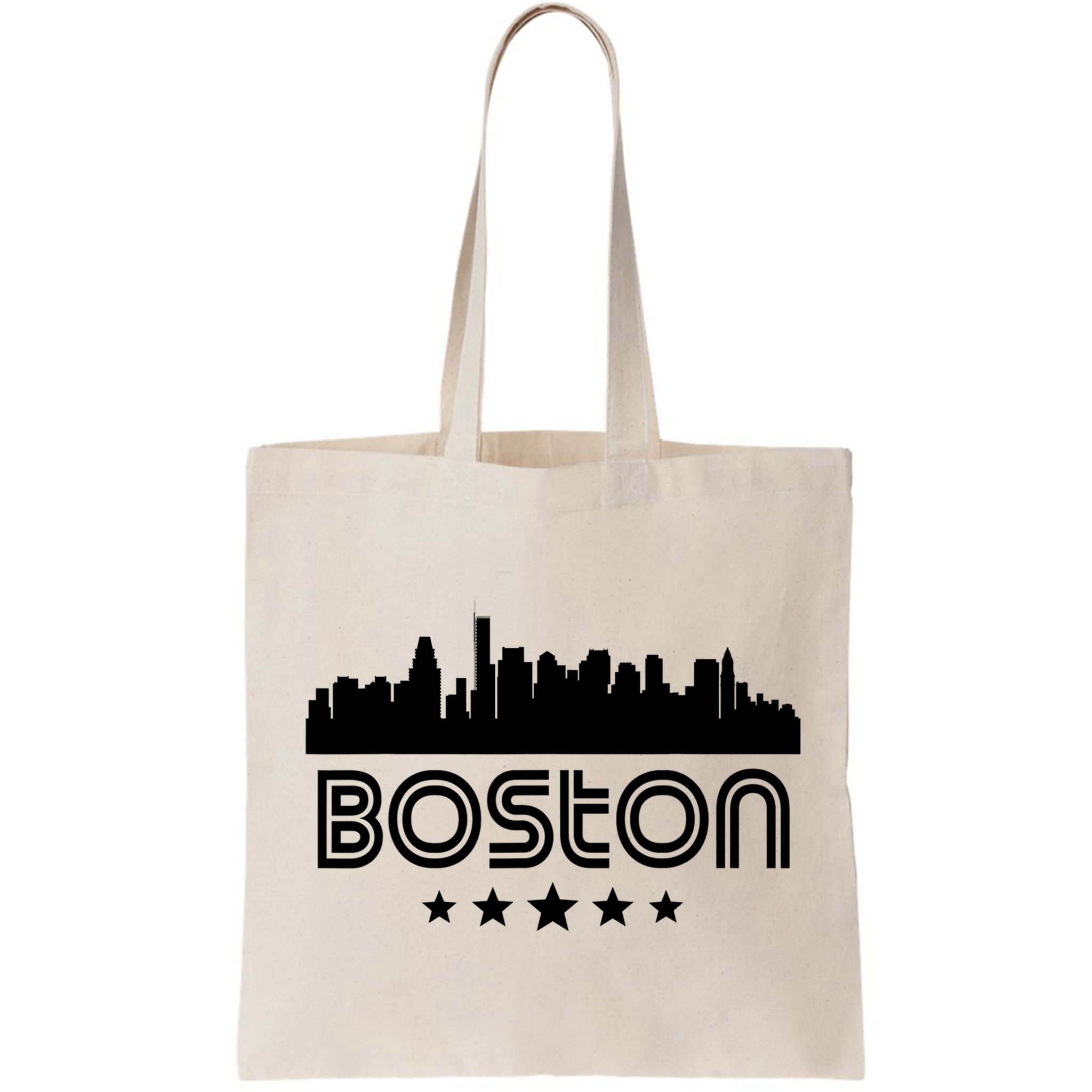 Boston Massachusetts Skyline Retro Style Bag
