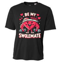 Be My Swolemate Valentines Day Bodybuilding Gym Cooling Performance Crew T-Shirt