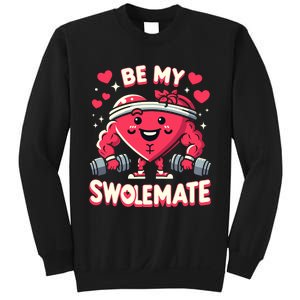 Be My Swolemate Valentines Day Bodybuilding Gym Sweatshirt