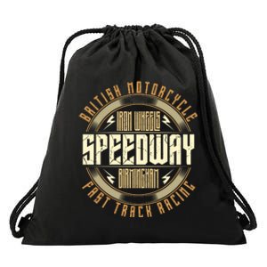 British Motorcycle Speedway Drawstring Bag