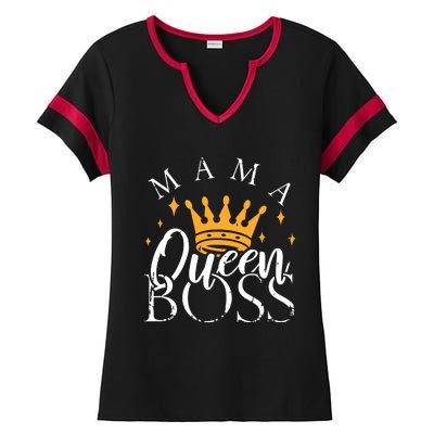 Boss Mommy Shirts Funny Mothers Day Gift Mama Queen Perfect Ladies Halftime Notch Neck Tee