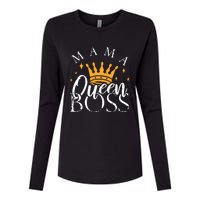 Boss Mommy Shirts Funny Mothers Day Gift Mama Queen Perfect Womens Cotton Relaxed Long Sleeve T-Shirt