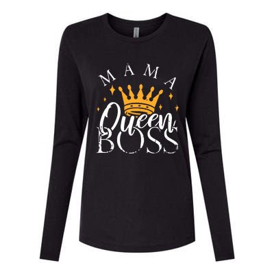 Boss Mommy Shirts Funny Mothers Day Gift Mama Queen Perfect Womens Cotton Relaxed Long Sleeve T-Shirt