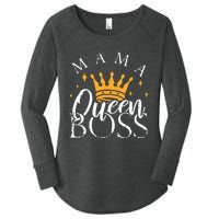 Boss Mommy Shirts Funny Mothers Day Gift Mama Queen Perfect Women's Perfect Tri Tunic Long Sleeve Shirt