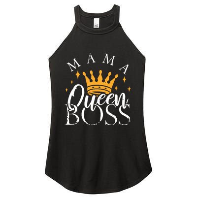 Boss Mommy Shirts Funny Mothers Day Gift Mama Queen Perfect Women's Perfect Tri Rocker Tank