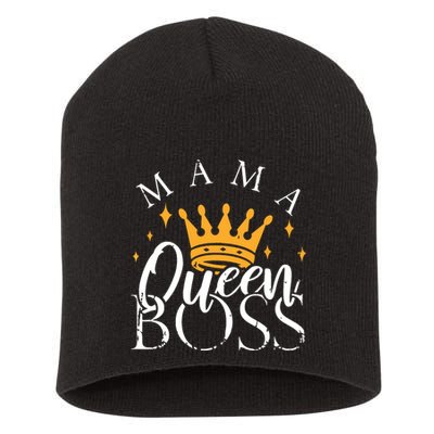 Boss Mommy Shirts Funny Mothers Day Gift Mama Queen Perfect Short Acrylic Beanie