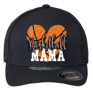 Basketball Mama Sports Mom Gift Flexfit Unipanel Trucker Cap