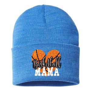 Basketball Mama Sports Mom Gift Sustainable Knit Beanie