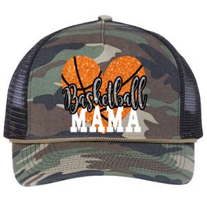 Basketball Mama Sports Mom Gift Retro Rope Trucker Hat Cap