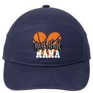 Basketball Mama Sports Mom Gift 7-Panel Snapback Hat