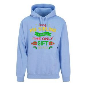 Being My Sibling Is Really The Only Gift You Need Christmas Unisex Surf Hoodie