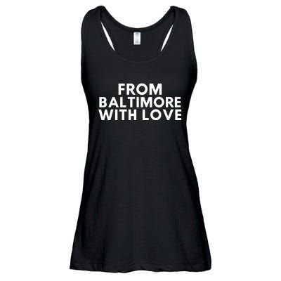 Brandon M. Scott From Baltimore With Love Ladies Essential Flowy Tank