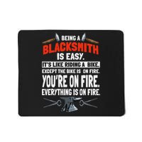 Blacksmith Metalworker Sl Workers Forge Metal Anvil Tools Mousepad