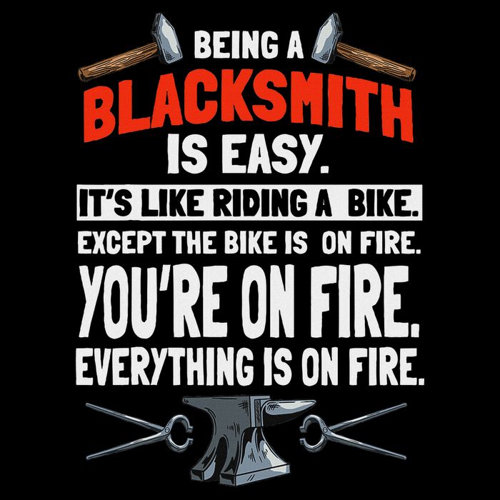 Blacksmith Metalworker Sl Workers Forge Metal Anvil Tools Mousepad