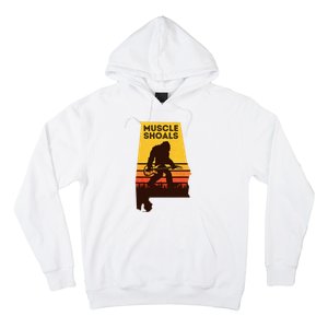 Bigfoot Muscle Shoals Alabama Retro Sasquatch Soul Music Hoodie