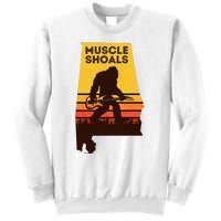 Bigfoot Muscle Shoals Alabama Retro Sasquatch Soul Music Sweatshirt