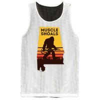 Bigfoot Muscle Shoals Alabama Retro Sasquatch Soul Music Mesh Reversible Basketball Jersey Tank