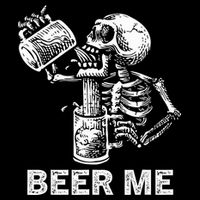 Beer Me Skeleton Scary Spooky Drinking  Wool Snapback Cap