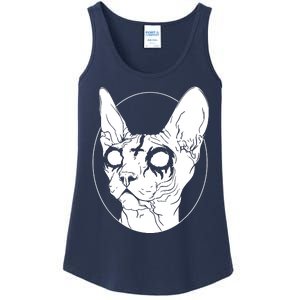 Black Metal Sphynx Cat I Goth And Death Metal Ladies Essential Tank