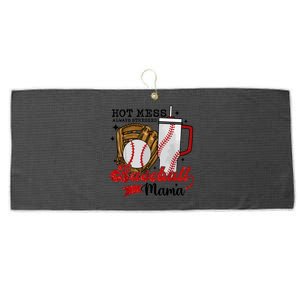 Baseball Mama Sport Mom Women Mothers Day 2024 Large Microfiber Waffle Golf Towel