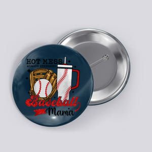 Baseball Mama Sport Mom Women Mothers Day 2024 Button