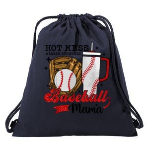 Baseball Mama Sport Mom Women Mothers Day 2024 Drawstring Bag