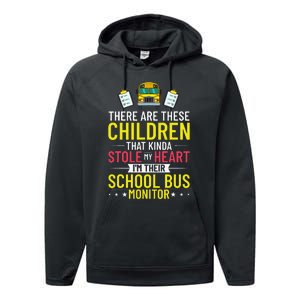 Bus Monitor School Bus Attendant Assistant Appreciation Performance Fleece Hoodie