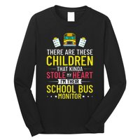 Bus Monitor School Bus Attendant Assistant Appreciation Long Sleeve Shirt