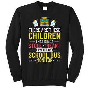 Bus Monitor School Bus Attendant Assistant Appreciation Sweatshirt