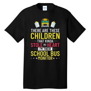 Bus Monitor School Bus Attendant Assistant Appreciation Tall T-Shirt