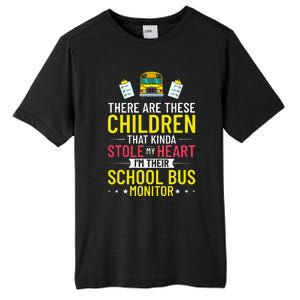 Bus Monitor School Bus Attendant Assistant Appreciation Tall Fusion ChromaSoft Performance T-Shirt