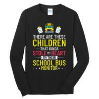 Bus Monitor School Bus Attendant Assistant Appreciation Tall Long Sleeve T-Shirt