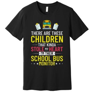 Bus Monitor School Bus Attendant Assistant Appreciation Premium T-Shirt