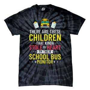 Bus Monitor School Bus Attendant Assistant Appreciation Tie-Dye T-Shirt