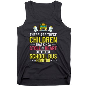 Bus Monitor School Bus Attendant Assistant Appreciation Tank Top