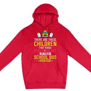 Bus Monitor School Bus Attendant Assistant Appreciation Premium Pullover Hoodie