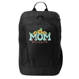 Blessed Mom Sunflower Cute City Backpack