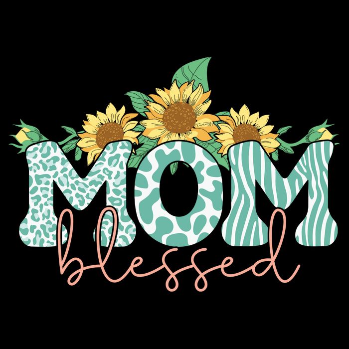 Blessed Mom Sunflower Cute 16 in Basic Backpack
