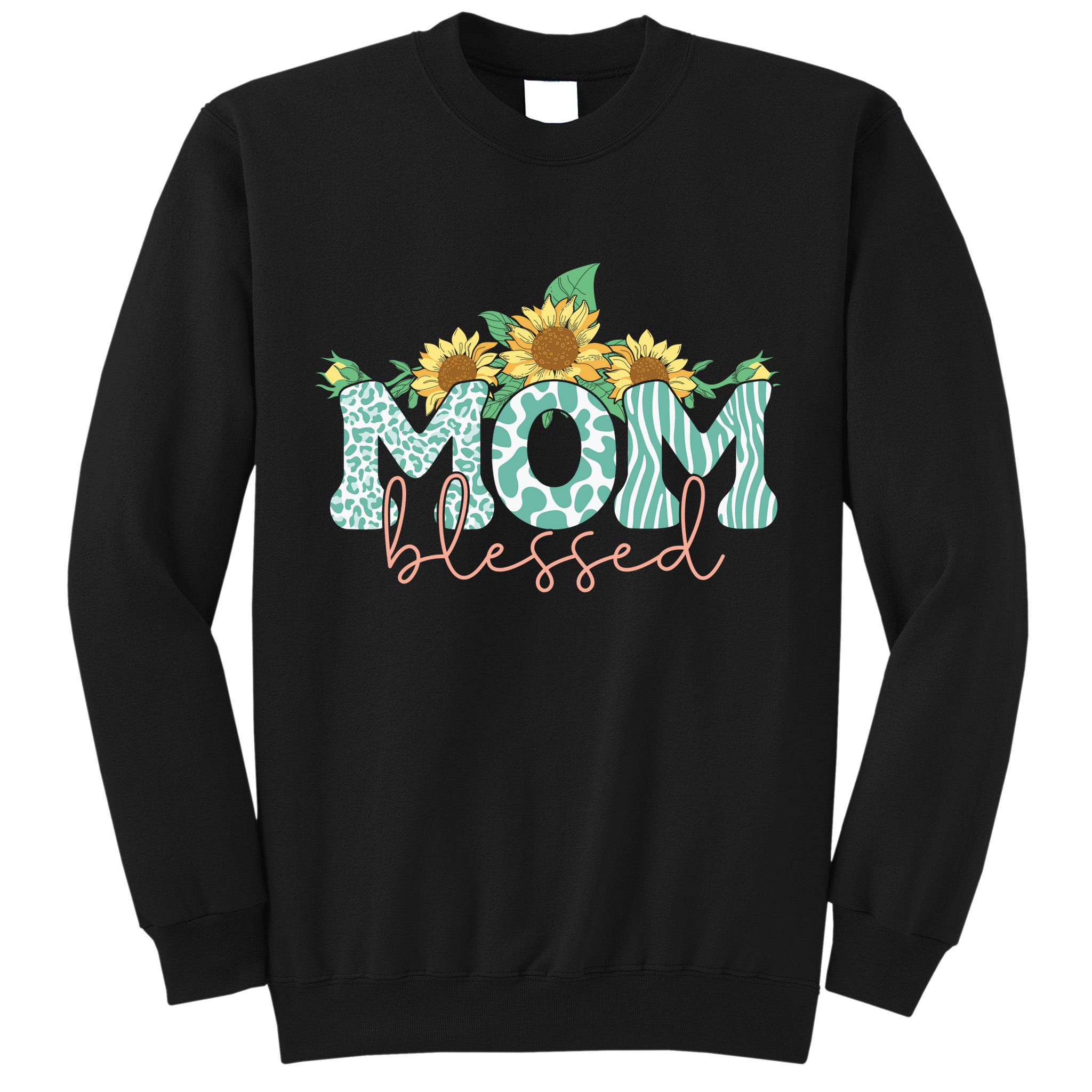 Blessed Mom Sunflower Cute Tall Sweatshirt